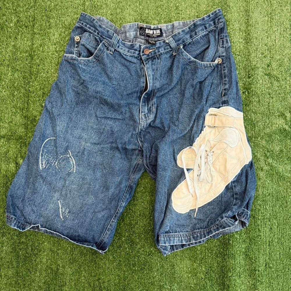 Unbranded Men's Blue and Navy Shorts